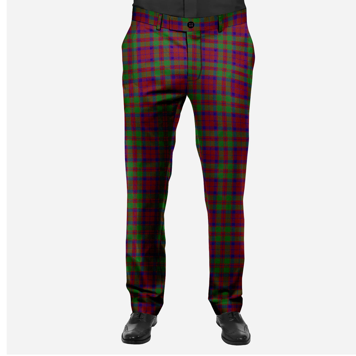 ScotsTee Shop Scottish MacBean of Tomatin Men's Tartan Trousers Plaid Trews - Regular Fit