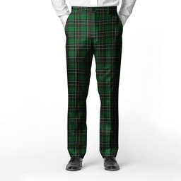 ScotsTee Shop Scottish MacAlpine Men's Tartan Trousers Plaid Trews - Regular Fit