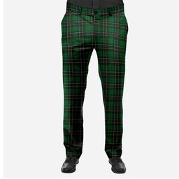 ScotsTee Shop Scottish MacAlpine Men's Tartan Trousers Plaid Trews - Regular Fit