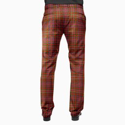 ScotsTee Shop Scottish MacAlister Modern SC Men's Tartan Trousers Plaid Trews - Regular Fit
