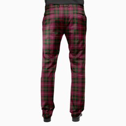 ScotsTee Shop Scottish Hunter of Bute Men's Tartan Trousers Plaid Trews - Regular Fit