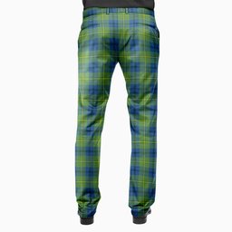 ScotsTee Shop Scottish Johnston Ancient Men's Tartan Trousers Plaid Trews - Regular Fit