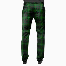 ScotsTee Shop Scottish MacAuley Hunting Men's Tartan Trousers Plaid Trews - Regular Fit