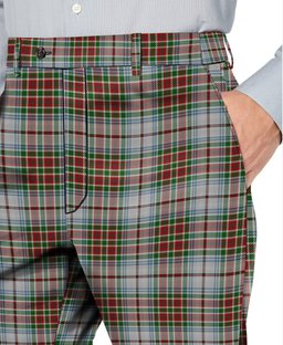 ScotsTee Shop Scottish MacBean Dress Men's Tartan Trousers Plaid Trews - Regular Fit