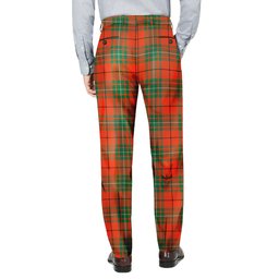 ScotsTee Shop Scottish MacAuley Ancient Men's Tartan Trousers Plaid Trews - Regular Fit