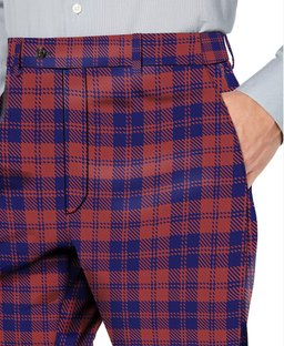 ScotsTee Shop Scottish MacGregor of Glengyle Men's Tartan Trousers Plaid Trews - Regular Fit
