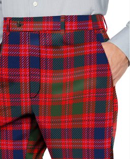ScotsTee Shop Scottish MacColl Old Modern Men's Tartan Trousers Plaid Trews - Regular Fit
