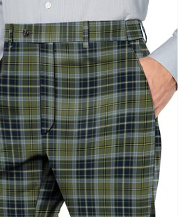 ScotsTee Shop Scottish MacBean Hunting Men's Tartan Trousers Plaid Trews - Regular Fit