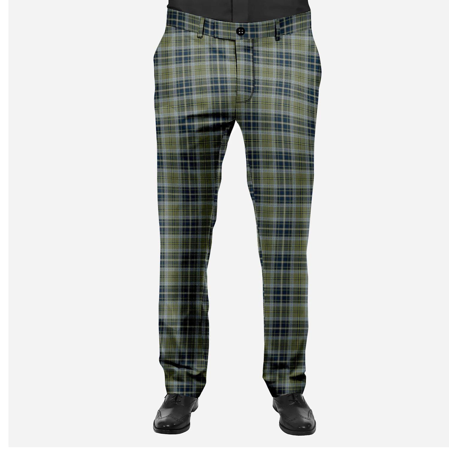 ScotsTee Shop Scottish MacBean Hunting Men's Tartan Trousers Plaid Trews - Regular Fit