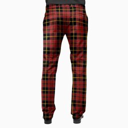 ScotsTee Shop Scottish MacAlister of Skye Men's Tartan Trousers Plaid Trews - Regular Fit