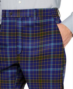 ScotsTee Shop Scottish Knox 2 Men's Tartan Trousers Plaid Trews - Regular Fit