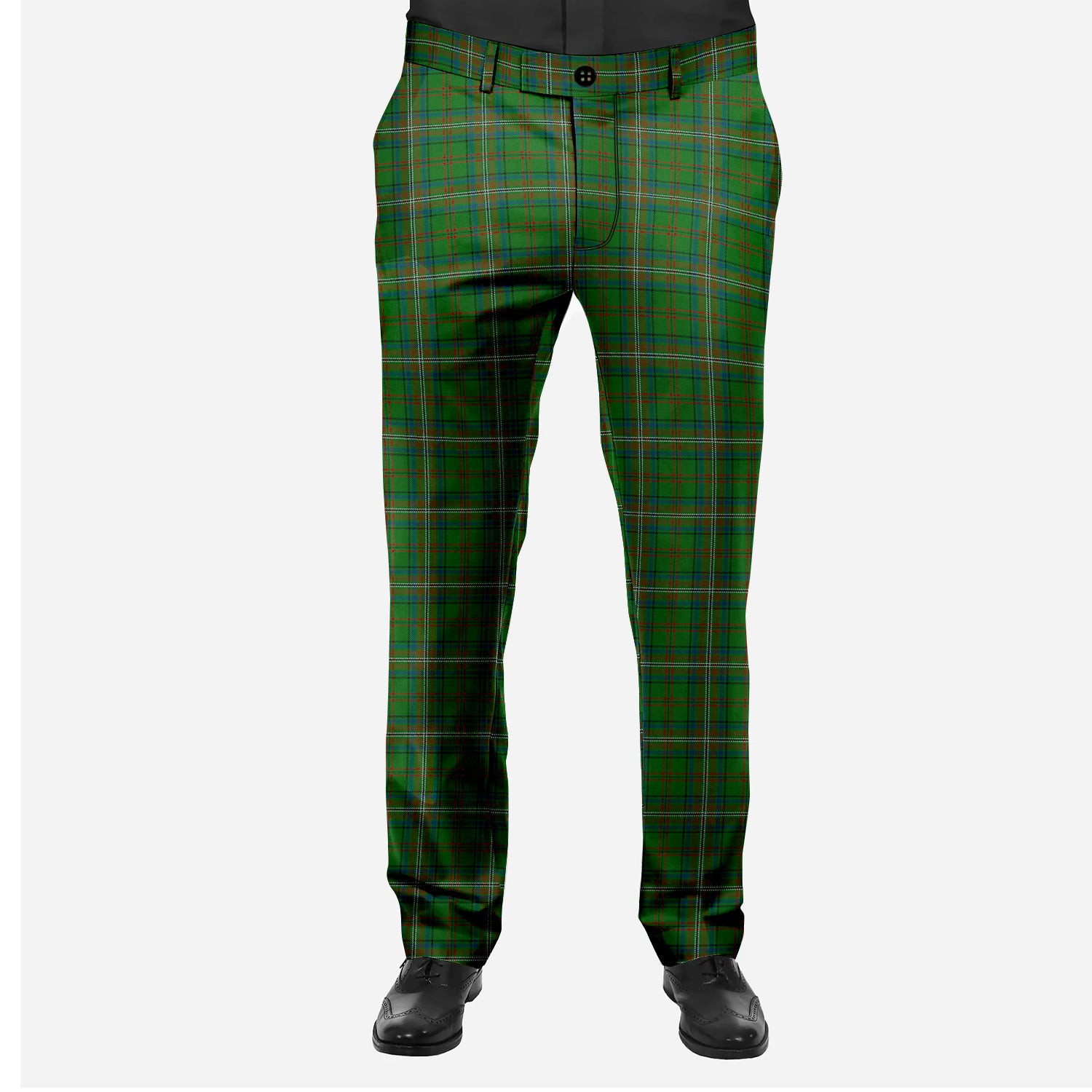 ScotsTee Shop Scottish MacClure Hunting Men's Tartan Trousers Plaid Trews - Regular Fit