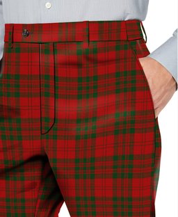 ScotsTee Shop Scottish Livingstone Men's Tartan Trousers Plaid Trews - Regular Fit