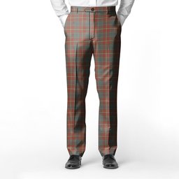 ScotsTee Shop Scottish MacConnell Weathered Men's Tartan Trousers Plaid Trews - Regular Fit