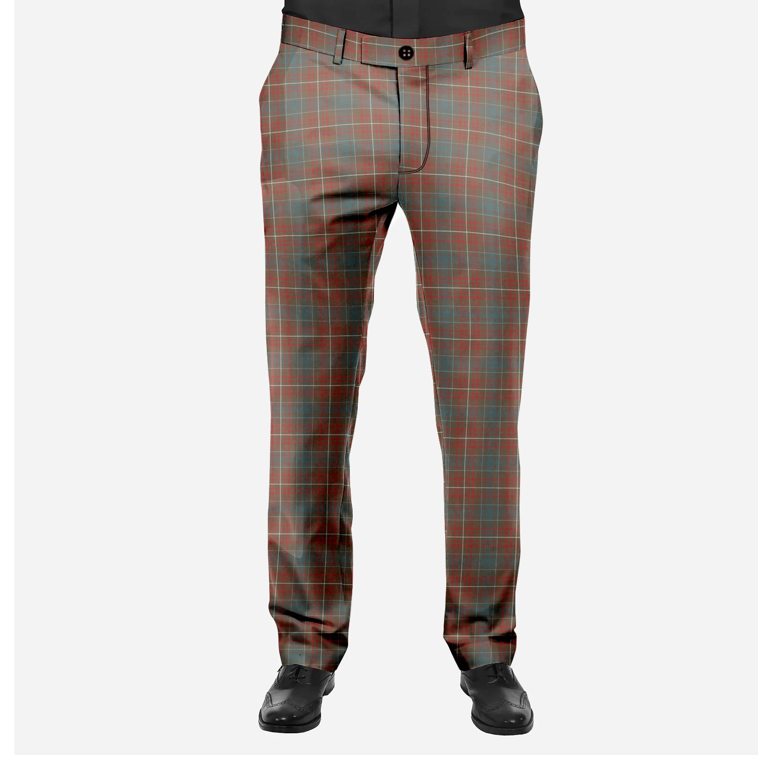 ScotsTee Shop Scottish MacConnell Weathered Men's Tartan Trousers Plaid Trews - Regular Fit