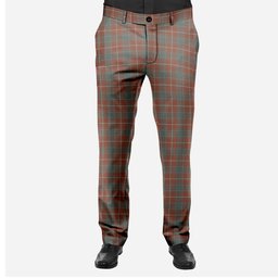 ScotsTee Shop Scottish MacConnell Weathered Men's Tartan Trousers Plaid Trews - Regular Fit