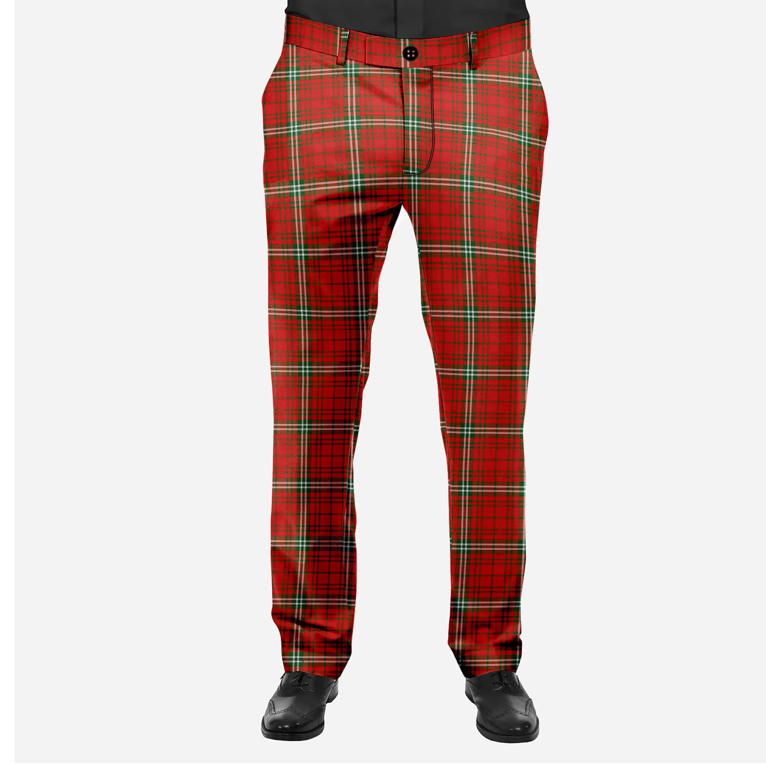 ScotsTee Shop Scottish MacLay Modern Men's Tartan Trousers Plaid Trews - Regular Fit