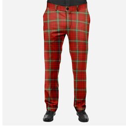 ScotsTee Shop Scottish MacLay Modern Men's Tartan Trousers Plaid Trews - Regular Fit
