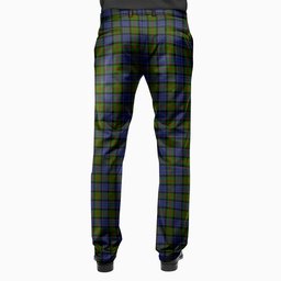 ScotsTee Shop Scottish MacPhedran Men's Tartan Trousers Plaid Trews - Regular Fit