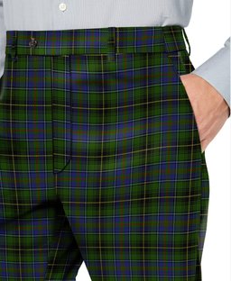 ScotsTee Shop Scottish MacInnes Men's Tartan Trousers Plaid Trews - Regular Fit