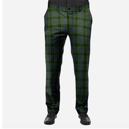 ScotsTee Shop Scottish MacInnes Men's Tartan Trousers Plaid Trews - Regular Fit