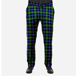 ScotsTee Shop Scottish MacNeill of Barra Modern Men's Tartan Trousers Plaid Trews - Regular Fit