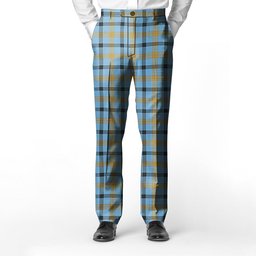 ScotsTee Shop Scottish Laing Ancient Men's Tartan Trousers Plaid Trews - Regular Fit