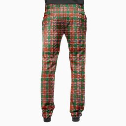 ScotsTee Shop Scottish MacAlister Ancient Clan Men's Tartan Trousers Plaid Trews - Regular Fit