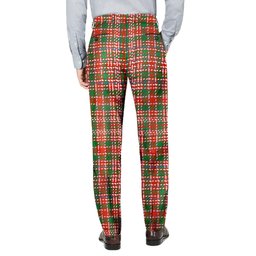 ScotsTee Shop Scottish MacAlister Ancient Clan Men's Tartan Trousers Plaid Trews - Regular Fit