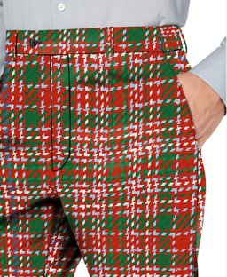 ScotsTee Shop Scottish MacAlister Ancient Clan Men's Tartan Trousers Plaid Trews - Regular Fit