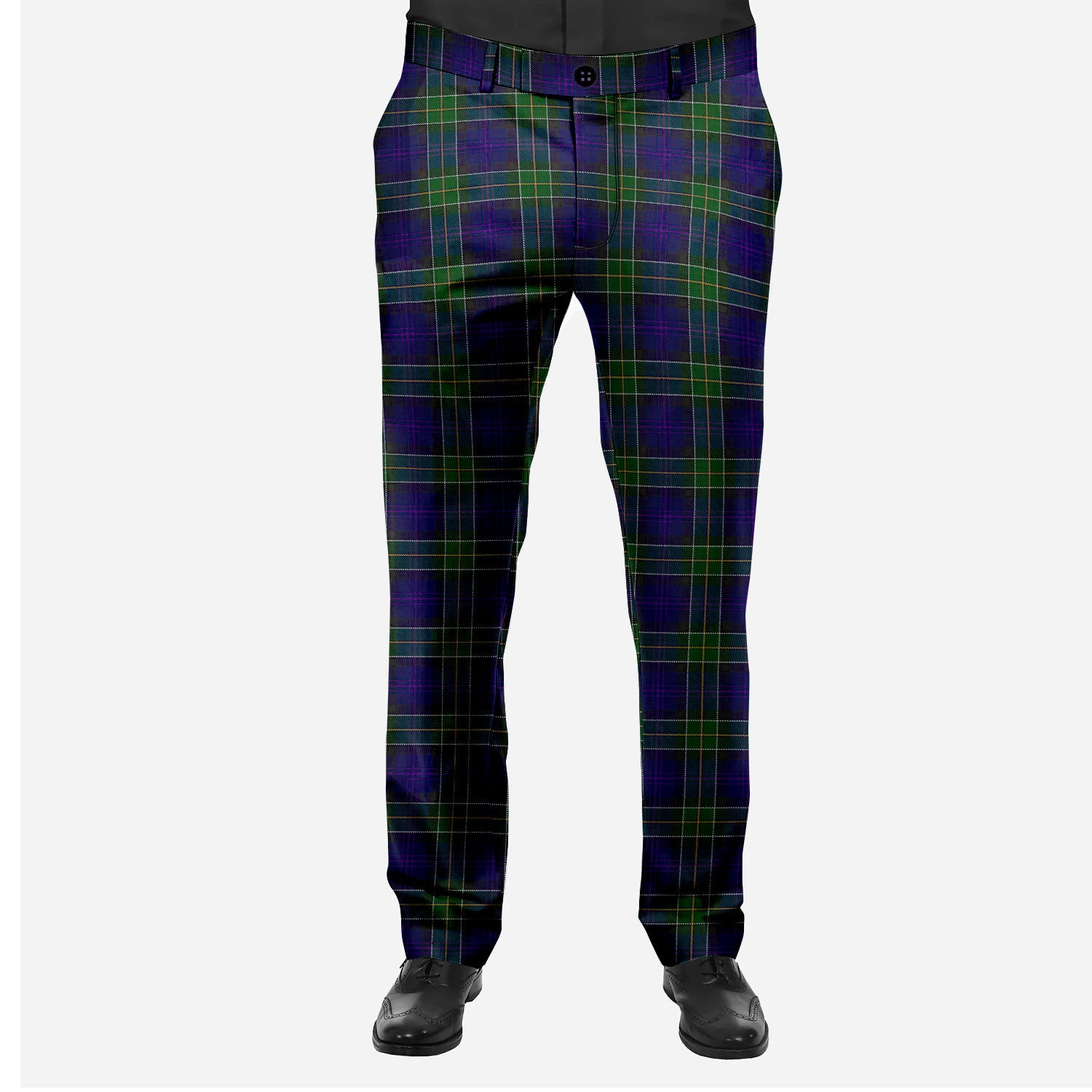 ScotsTee Shop Scottish Leung Men's Tartan Trousers Plaid Trews - Regular Fit