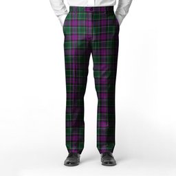 ScotsTee Shop Scottish Lennie Men's Tartan Trousers Plaid Trews - Regular Fit