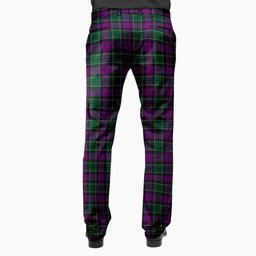 ScotsTee Shop Scottish Lennie Men's Tartan Trousers Plaid Trews - Regular Fit