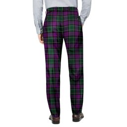 ScotsTee Shop Scottish Lennie Men's Tartan Trousers Plaid Trews - Regular Fit