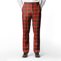 ScotsTee Shop Scottish Kirk Modern Men's Tartan Trousers Plaid Trews - Regular Fit