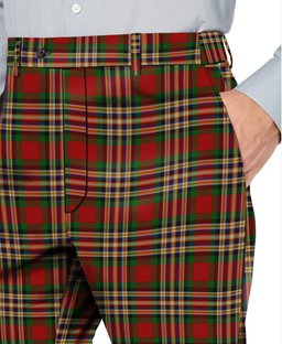 ScotsTee Shop Scottish MacGill Men's Tartan Trousers Plaid Trews - Regular Fit