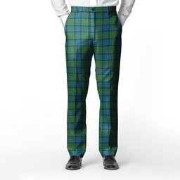 ScotsTee Shop Scottish Lauder Men's Tartan Trousers Plaid Trews - Regular Fit