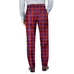 ScotsTee Shop Scottish MacKeever Men's Tartan Trousers Plaid Trews - Regular Fit