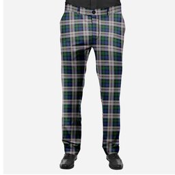 ScotsTee Shop Scottish Lauder Dress Men's Tartan Trousers Plaid Trews - Regular Fit