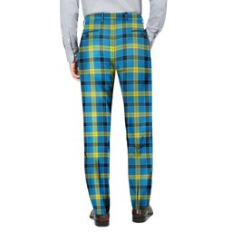 ScotsTee Shop Scottish Laing Modern Men's Tartan Trousers Plaid Trews - Regular Fit