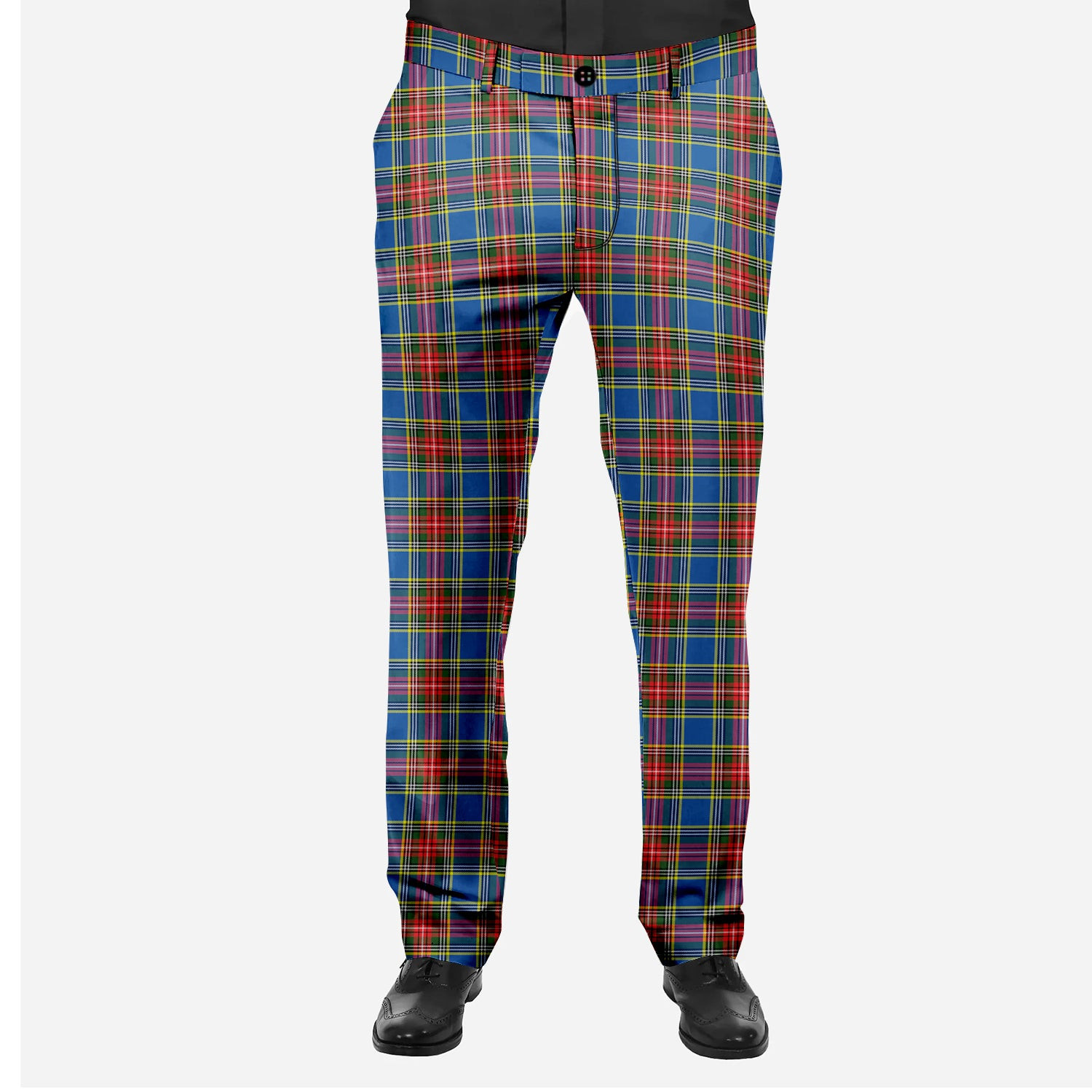 ScotsTee Shop Scottish MacBeth Modern SC Men's Tartan Trousers Plaid Trews - Regular Fit