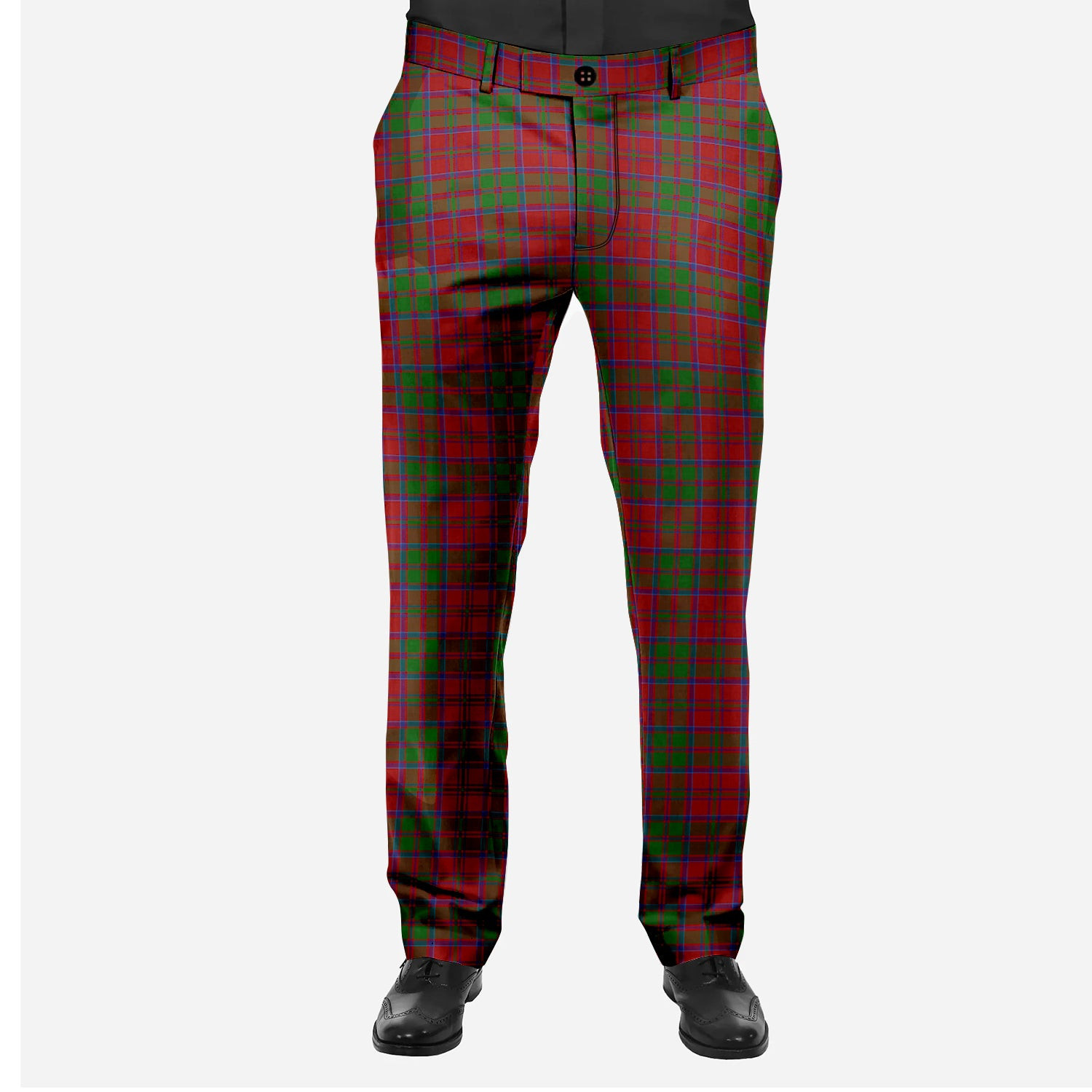 ScotsTee Shop Scottish MacKillop Men's Tartan Trousers Plaid Trews - Regular Fit