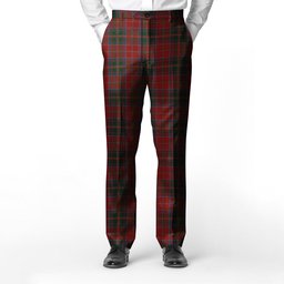 ScotsTee Shop Scottish MacDonald of Glencoe Men's Tartan Trousers Plaid Trews - Regular Fit