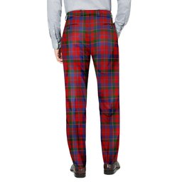 ScotsTee Shop Scottish MacDonald of Glenaladale Men's Tartan Trousers Plaid Trews - Regular Fit