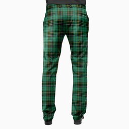 ScotsTee Shop Scottish MacAlpine Ancient Men's Tartan Trousers Plaid Trews - Regular Fit