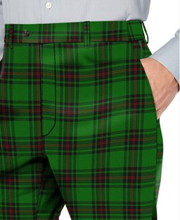 ScotsTee Shop Scottish Logie Men's Tartan Trousers Plaid Trews - Regular Fit