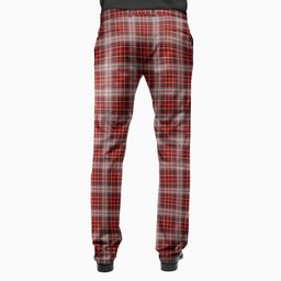 ScotsTee Shop Scottish MacDougal Dress Men's Tartan Trousers Plaid Trews - Regular Fit