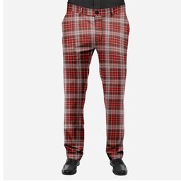 ScotsTee Shop Scottish MacDougal Dress Men's Tartan Trousers Plaid Trews - Regular Fit