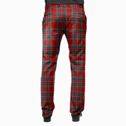 ScotsTee Shop Scottish MacBean Men's Tartan Trousers Plaid Trews - Regular Fit