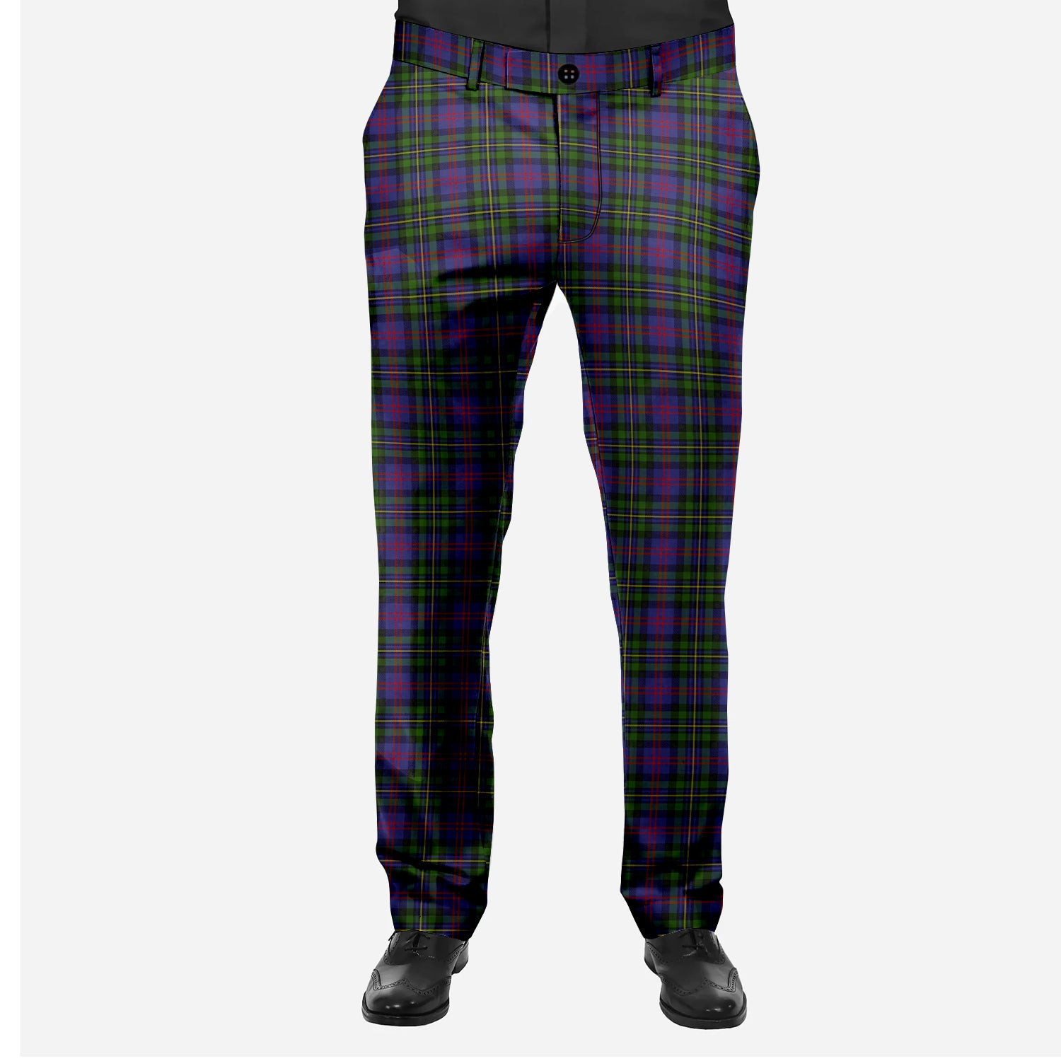 ScotsTee Shop Scottish MacCallum of Berwick Men's Tartan Trousers Plaid Trews - Regular Fit